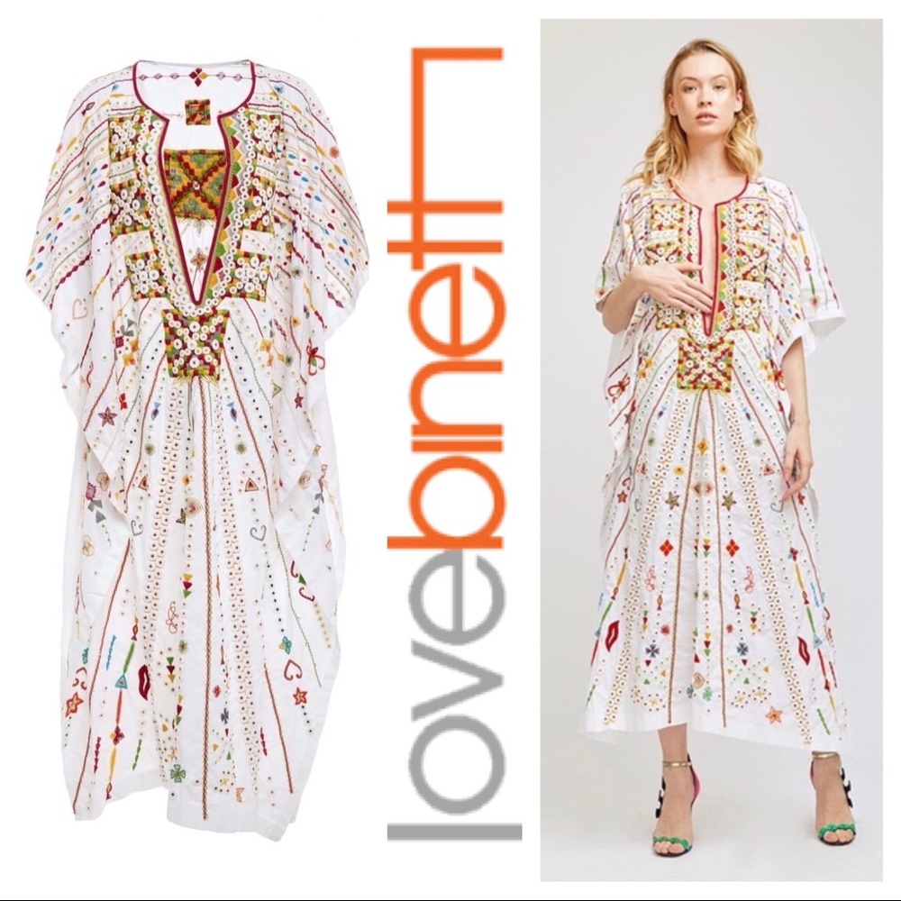 Love Binetti Pondicherry Maxi Caftan Dress